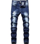Amazon.com: Boy's Skinny Fit Ripped Destroyed Distressed Stretch